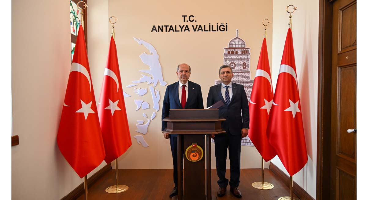 KKTC Cumhurbaşkanı Ersin Tatar Antalya Valiliğini Ziyaret Etti 05